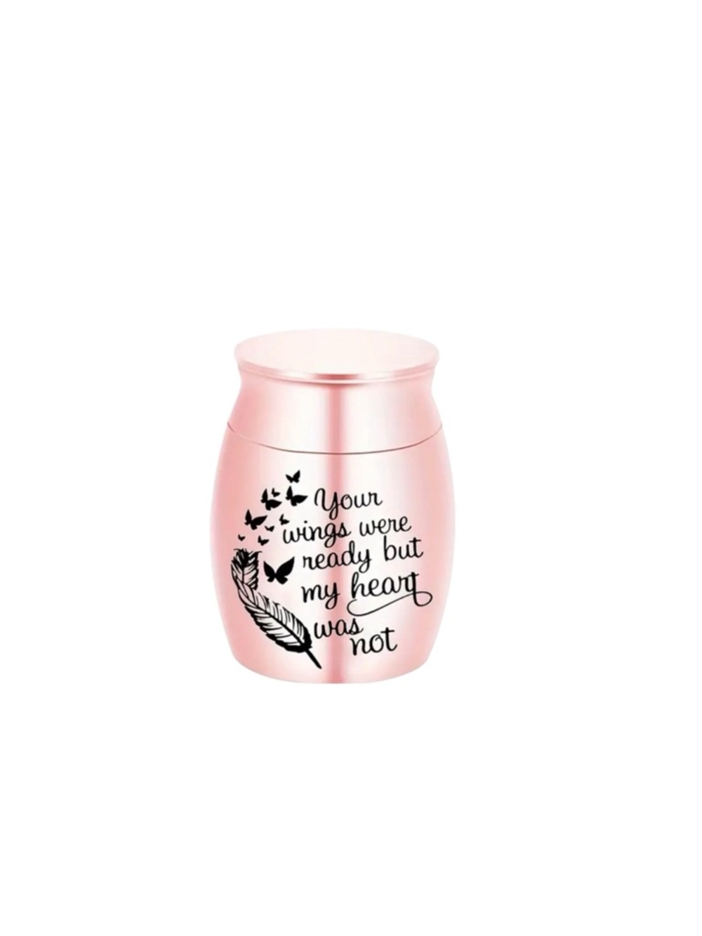 In Memoriam Cremation Small Urn Rose Gold For Ashes